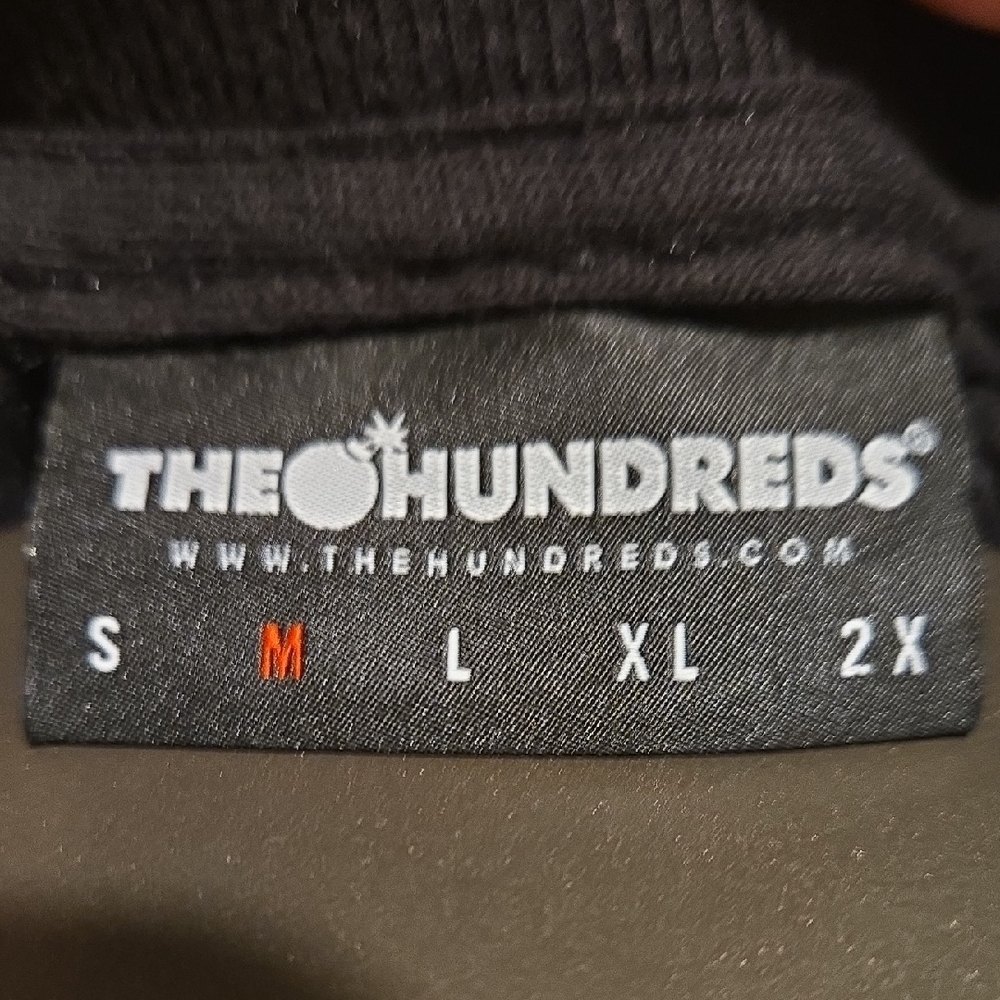 The Hundreds The Benjamin Hollywood Black Tee with White Print - Picture 2 of 6
